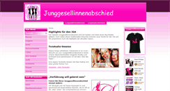 Desktop Screenshot of junggesellinnenabschied.org