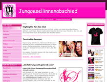 Tablet Screenshot of junggesellinnenabschied.org